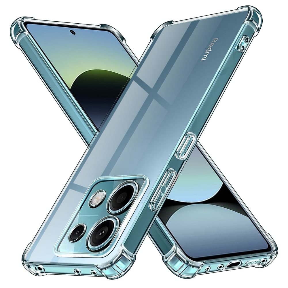 Techsuit Shockproof Clear Silicone - θήκη για Xiaomi Redmi Note 14S - Διάφανο