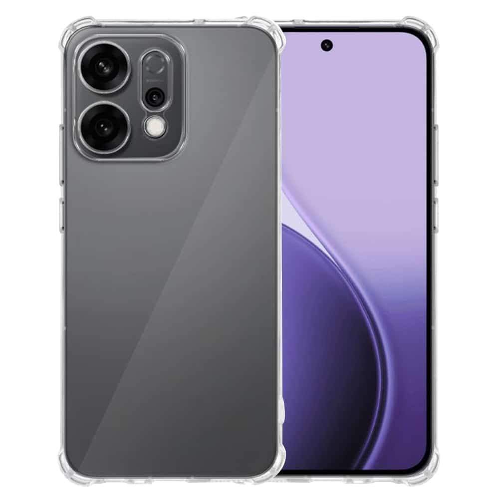 Techsuit Shockproof Clear Silicone - θήκη για Oppo Reno14 - Διάφανο