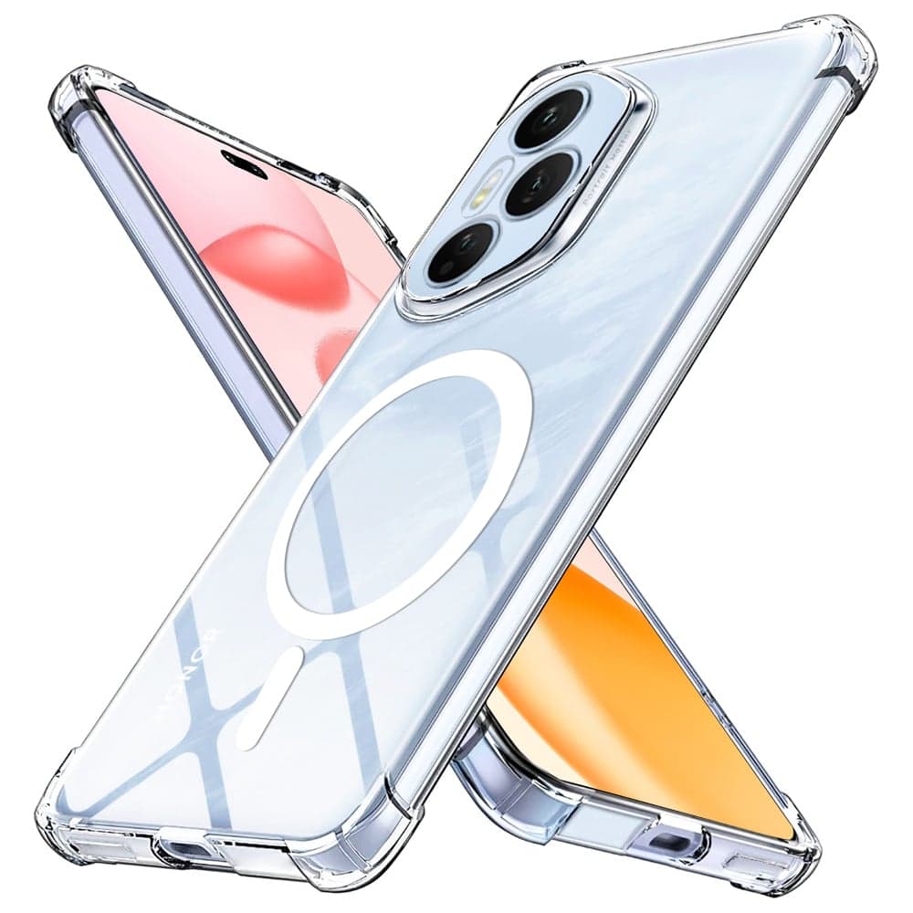Techsuit Shockproof Clear Silicone MagSafe - θήκη για Honor 400 Pro - Διάφανο