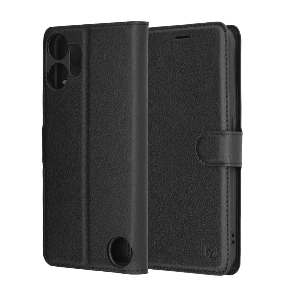 Techsuit Leather Folio - θήκη για Nothing CMF Phone 2 Pro - Μαύρο 6