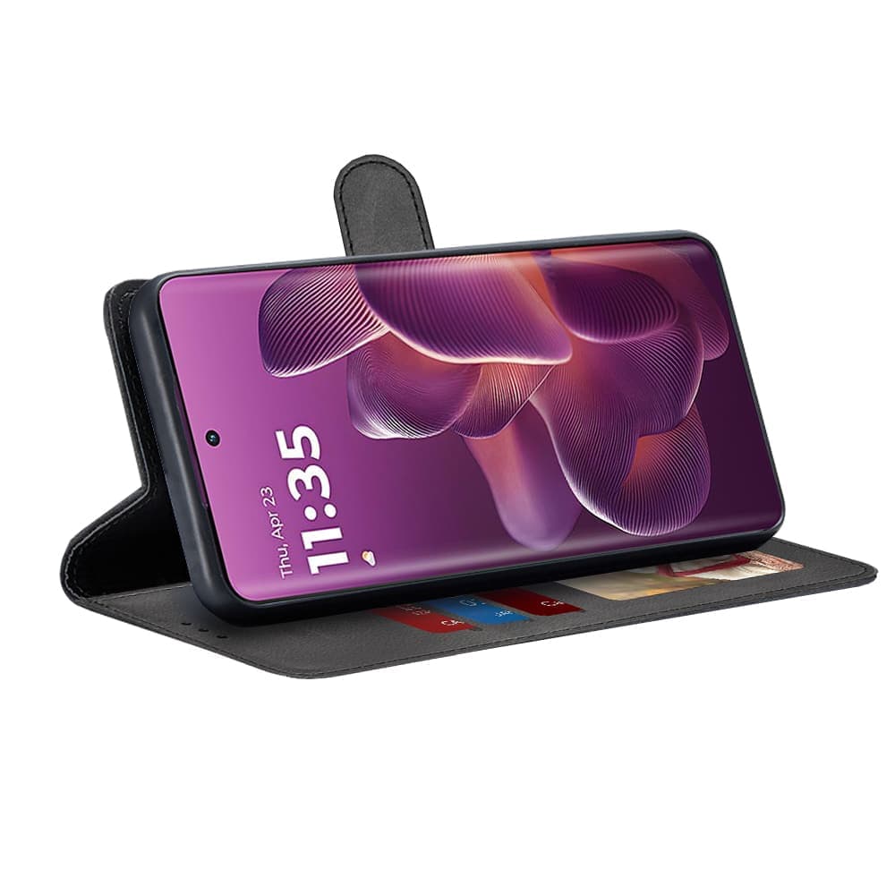 Techsuit Diary Book - θήκη για Motorola Edge 60 Pro - Μαύρο 2