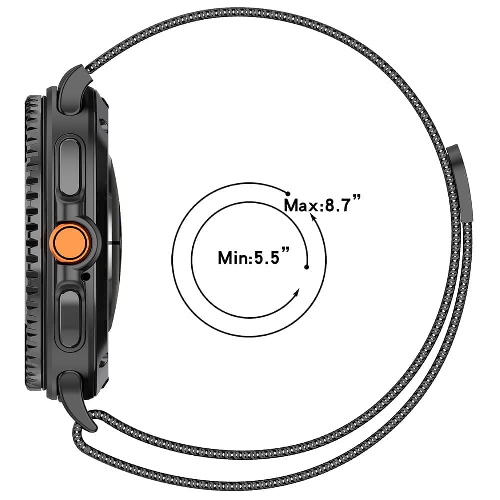 Techsuit Watchband (W009) - θήκη για Samsung Galaxy Watch8 40mm / 44mm Classic - Γκρι 4