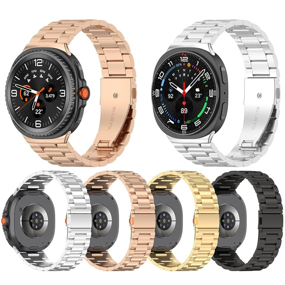 Techsuit Watchband - θήκη για Samsung Galaxy Watch8 40mm / 44mm Classic - Μαύρο 6