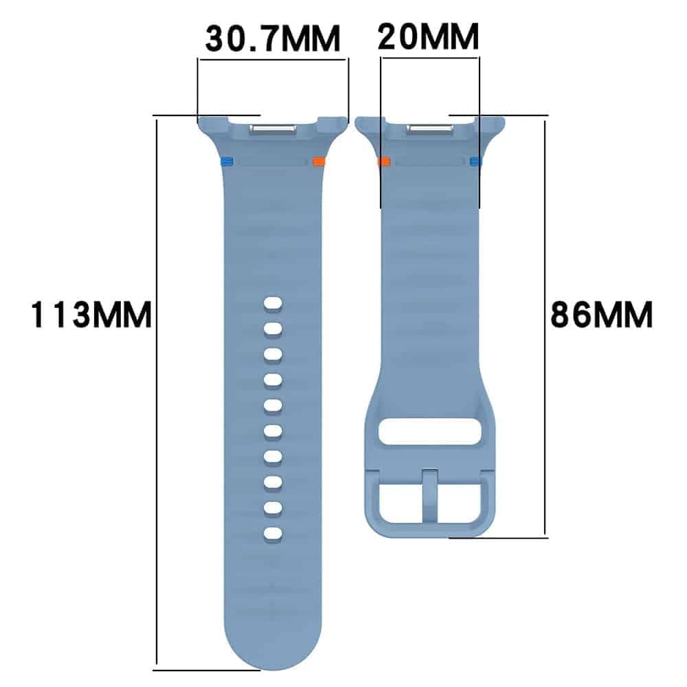 Techsuit Watchband (W079) - θήκη για Samsung Galaxy Watch8 40mm / 44mm Classic - Πολύχρωμο 3