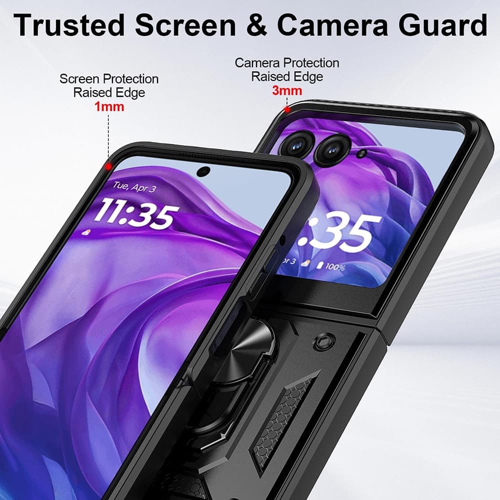 Techsuit CamShield Series - θήκη για Motorola Razr 60 Ultra - Μαύρο 2