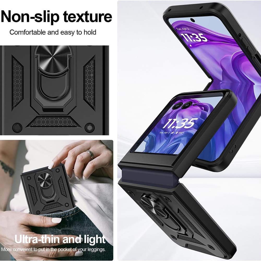 Techsuit CamShield Series - θήκη για Motorola Razr 60 Ultra - Μαύρο 3