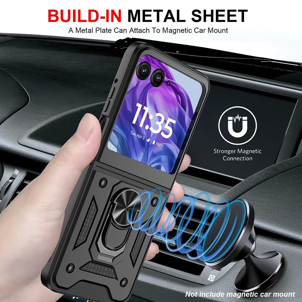 Techsuit CamShield Series - θήκη για Motorola Razr 60 Ultra - Μαύρο 4