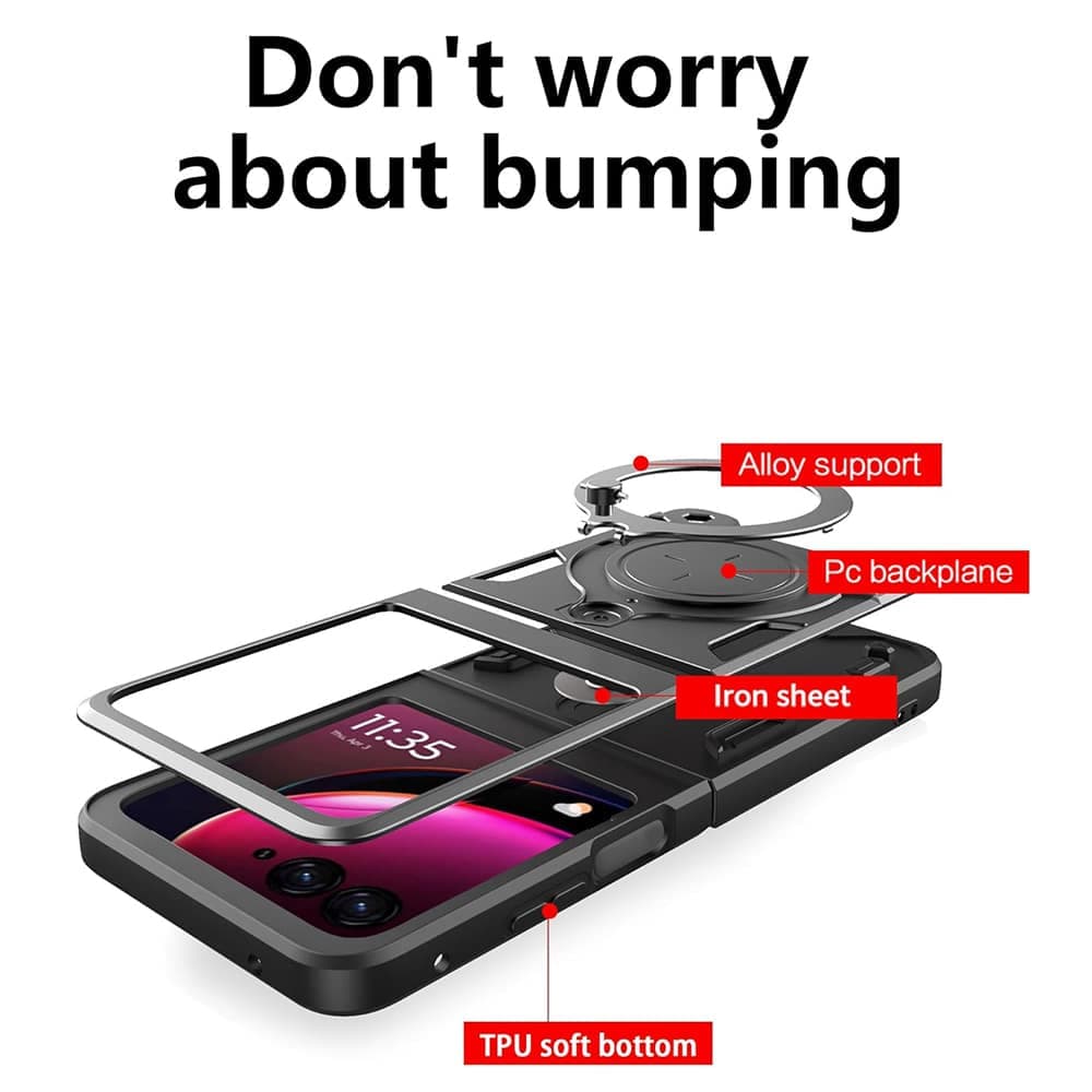 Techsuit CamGuard Pro - θήκη για Motorola Razr 60 Ultra - Μαύρο 2