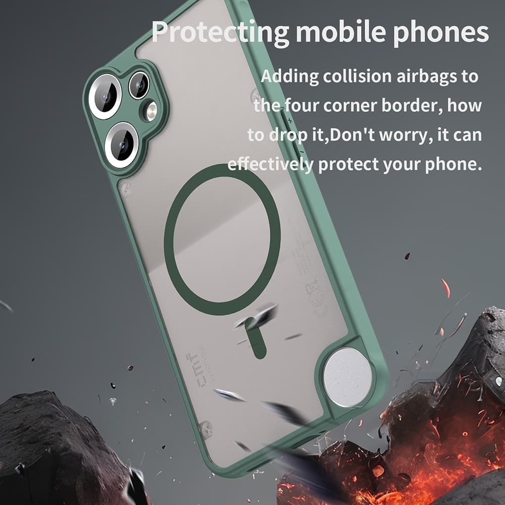 Techsuit HaloFrost II - θήκη για Nothing CMF Phone 2 Pro - Πράσινο 5