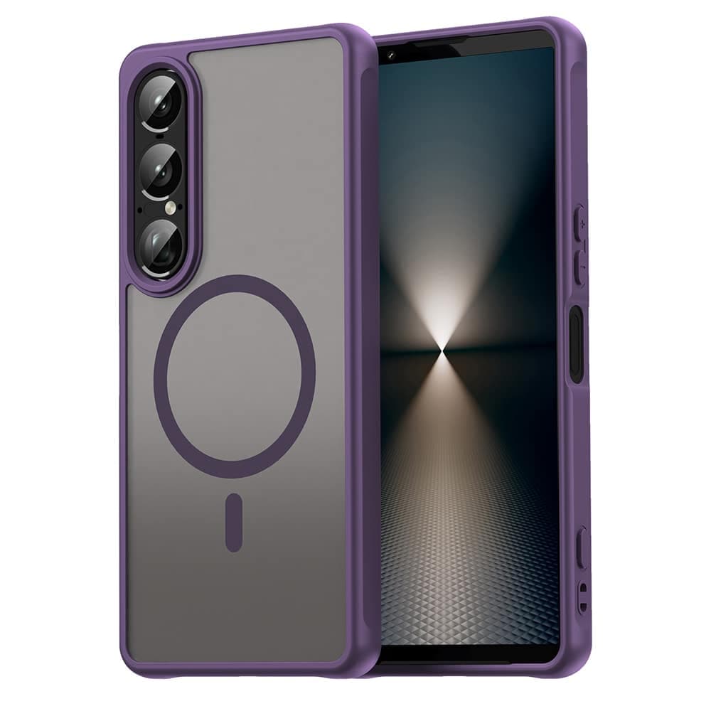 Techsuit HaloFrost II MagSafe - θήκη για Sony Xperia 1 VII - Μωβ