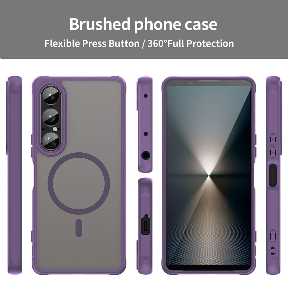 Techsuit HaloFrost II MagSafe - θήκη για Sony Xperia 1 VII - Μωβ 3
