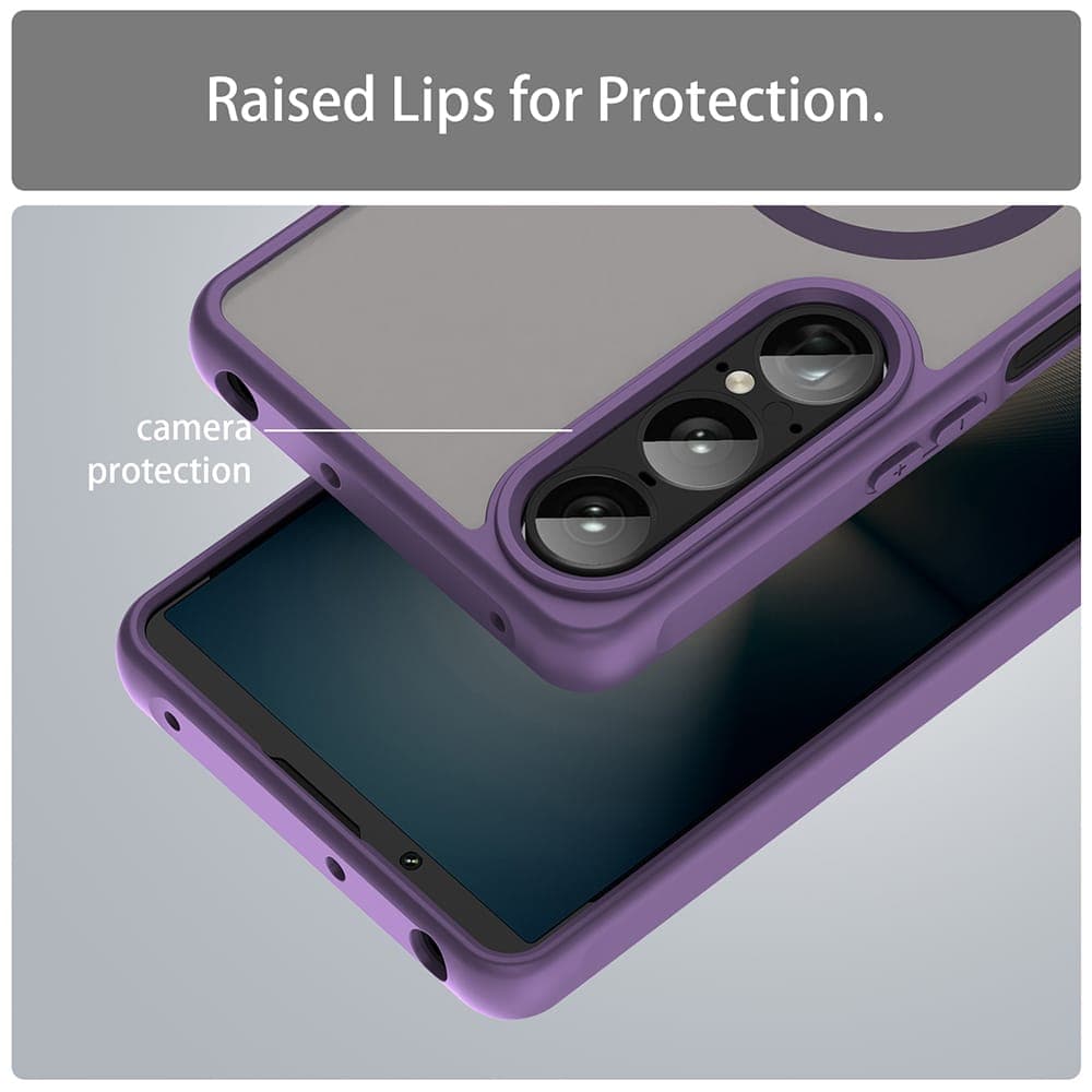 Techsuit HaloFrost II MagSafe - θήκη για Sony Xperia 1 VII - Μωβ 5