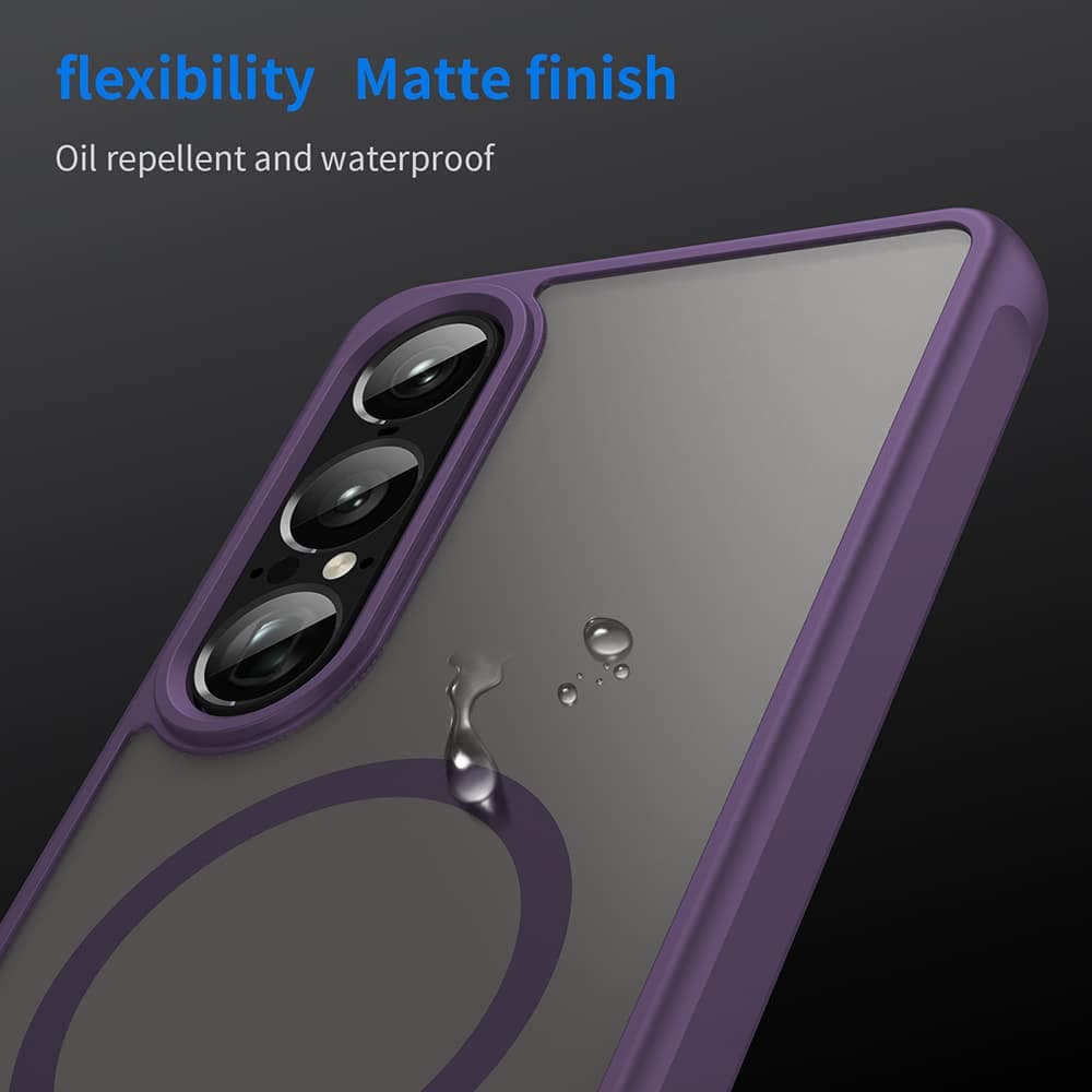Techsuit HaloFrost II MagSafe - θήκη για Sony Xperia 1 VII - Μωβ 6