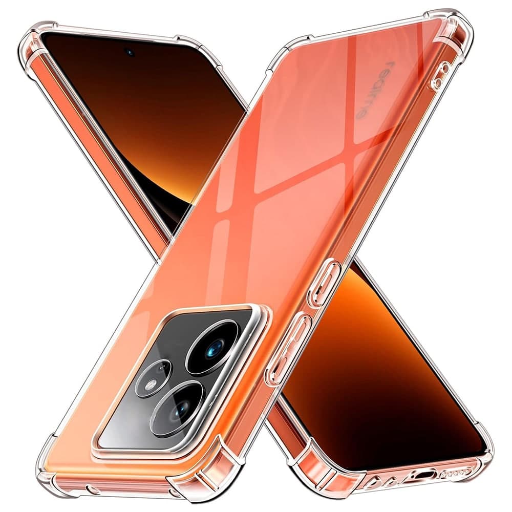 Techsuit Shockproof Clear Silicone - θήκη για Realme GT 5G - Διάφανο 2