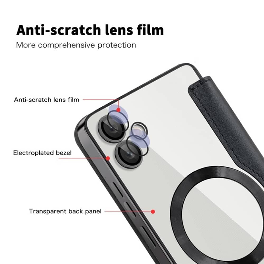 Techsuit SmartMag Book - θήκη για Samsung Galaxy A05 - Μαύρο 3