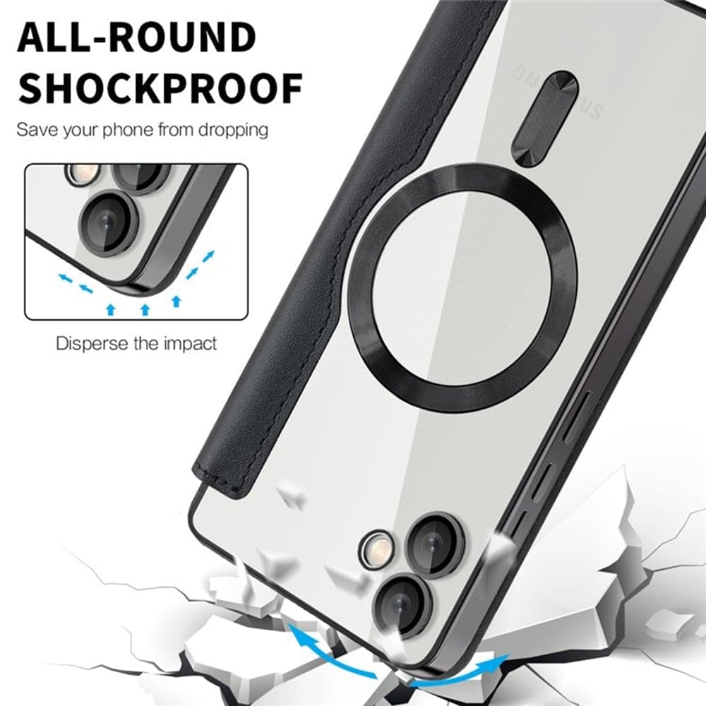 Techsuit SmartMag Book - θήκη για Samsung Galaxy A05 - Μαύρο 4