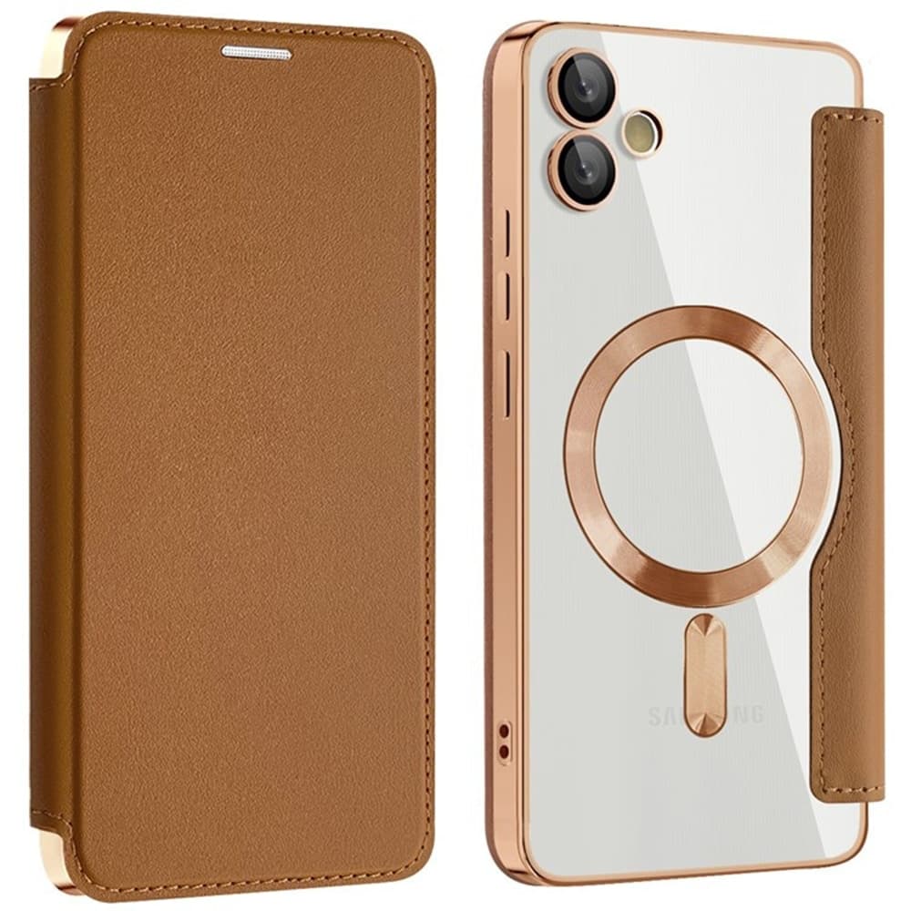 Techsuit SmartMag Book - θήκη για Samsung Galaxy A05 - Καφέ 2