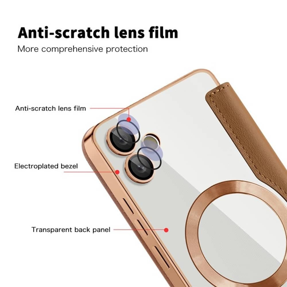 Techsuit SmartMag Book - θήκη για Samsung Galaxy A05 - Καφέ 3