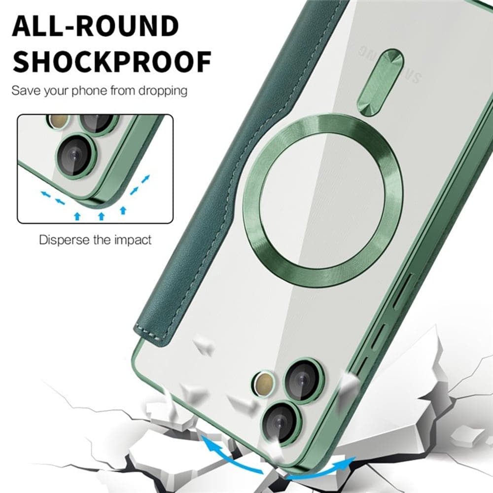 Techsuit SmartMag Book - θήκη για Samsung Galaxy A05 - Πράσινο 4
