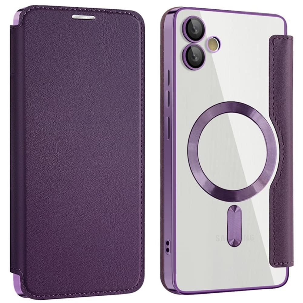 Techsuit SmartMag Book - θήκη για Samsung Galaxy A05 - Μωβ 2