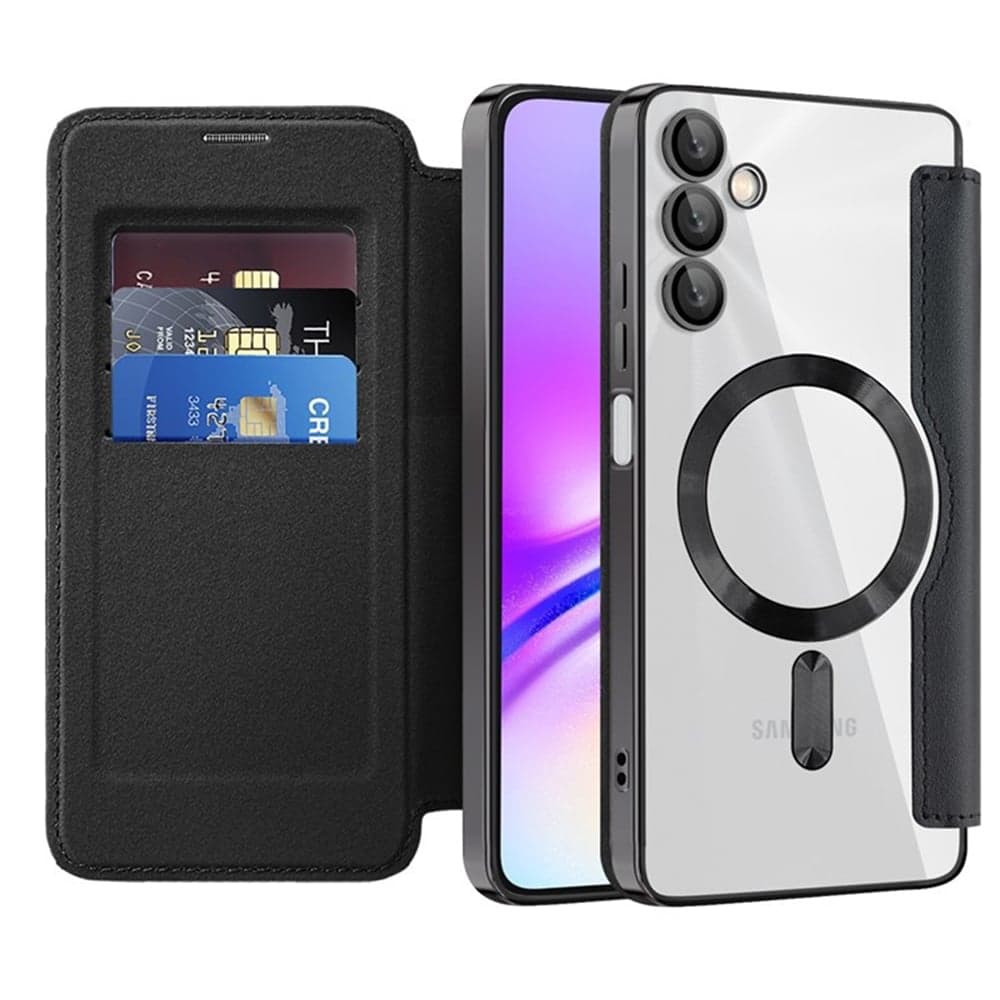 Techsuit SmartMag Book - θήκη για Samsung Galaxy A05s - Μαύρο