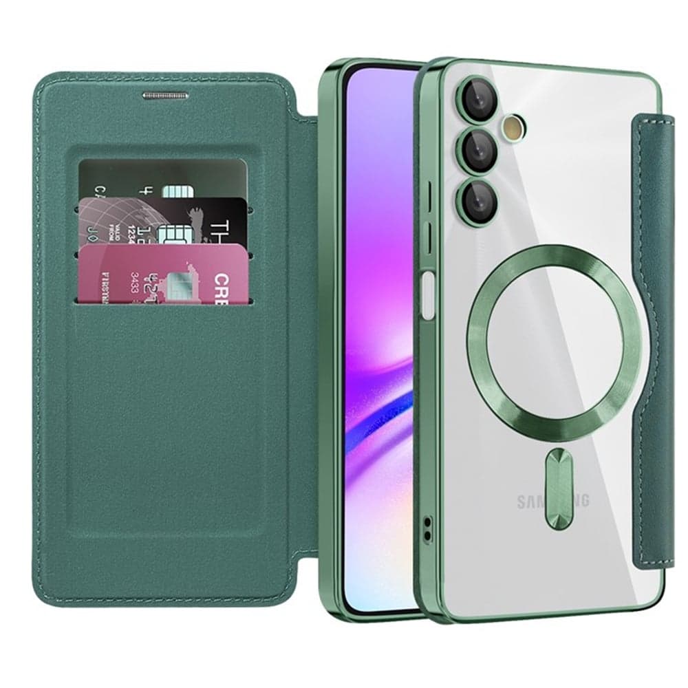 Techsuit SmartMag Book - θήκη για Samsung Galaxy A05s - Πράσινο