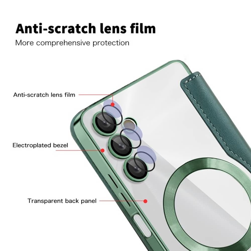 Techsuit SmartMag Book - θήκη για Samsung Galaxy A05s - Πράσινο 3