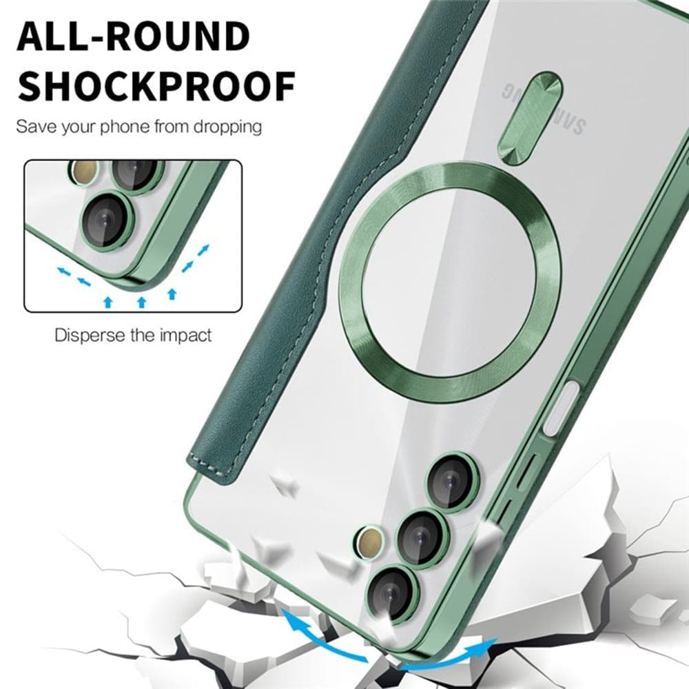 Techsuit SmartMag Book - θήκη για Samsung Galaxy A05s - Πράσινο 4