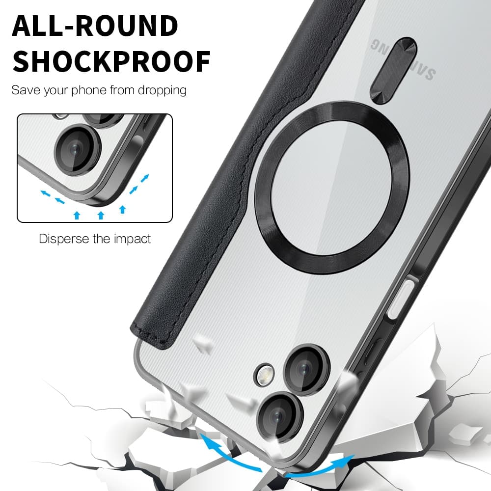Techsuit SmartMag Book - θήκη για Samsung Galaxy A06 - Μαύρο 4