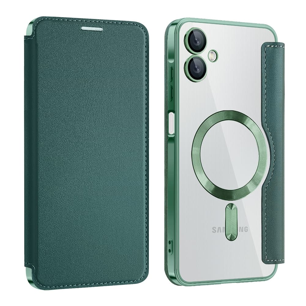 Techsuit SmartMag Book - θήκη για Samsung Galaxy A06 - Πράσινο 2