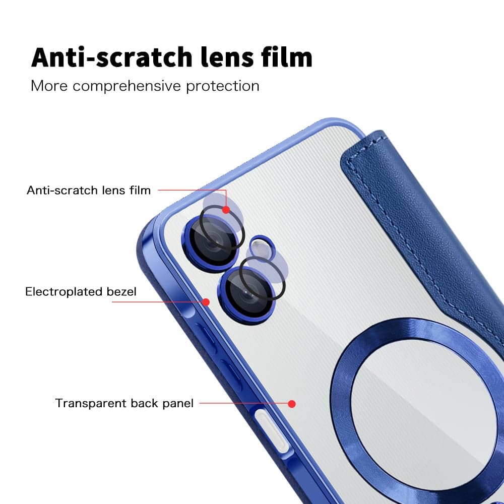 Techsuit SmartMag Book - θήκη για Samsung Galaxy A06 - Μπλε 3