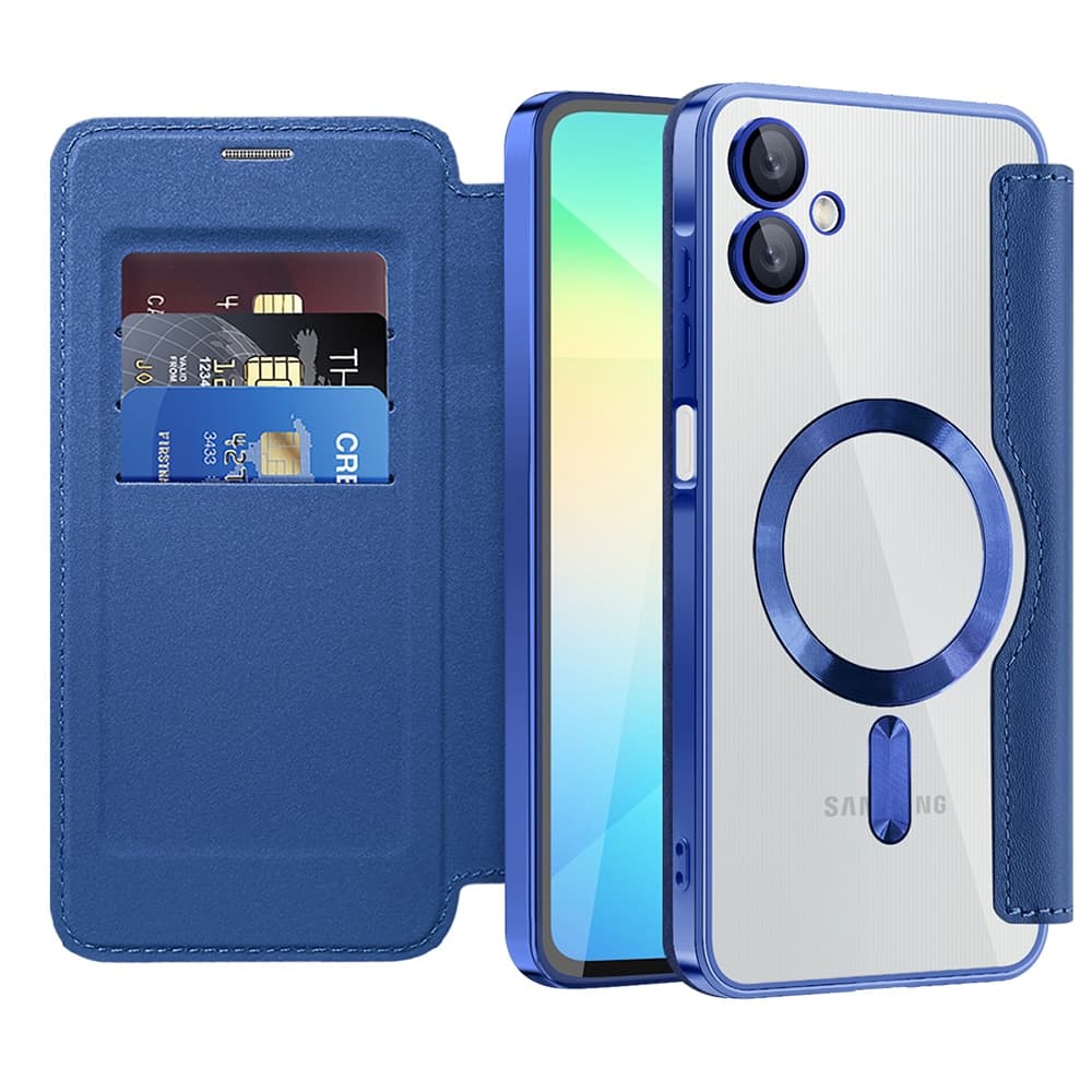 Techsuit SmartMag Book - θήκη για Samsung Galaxy A06 - Μπλε