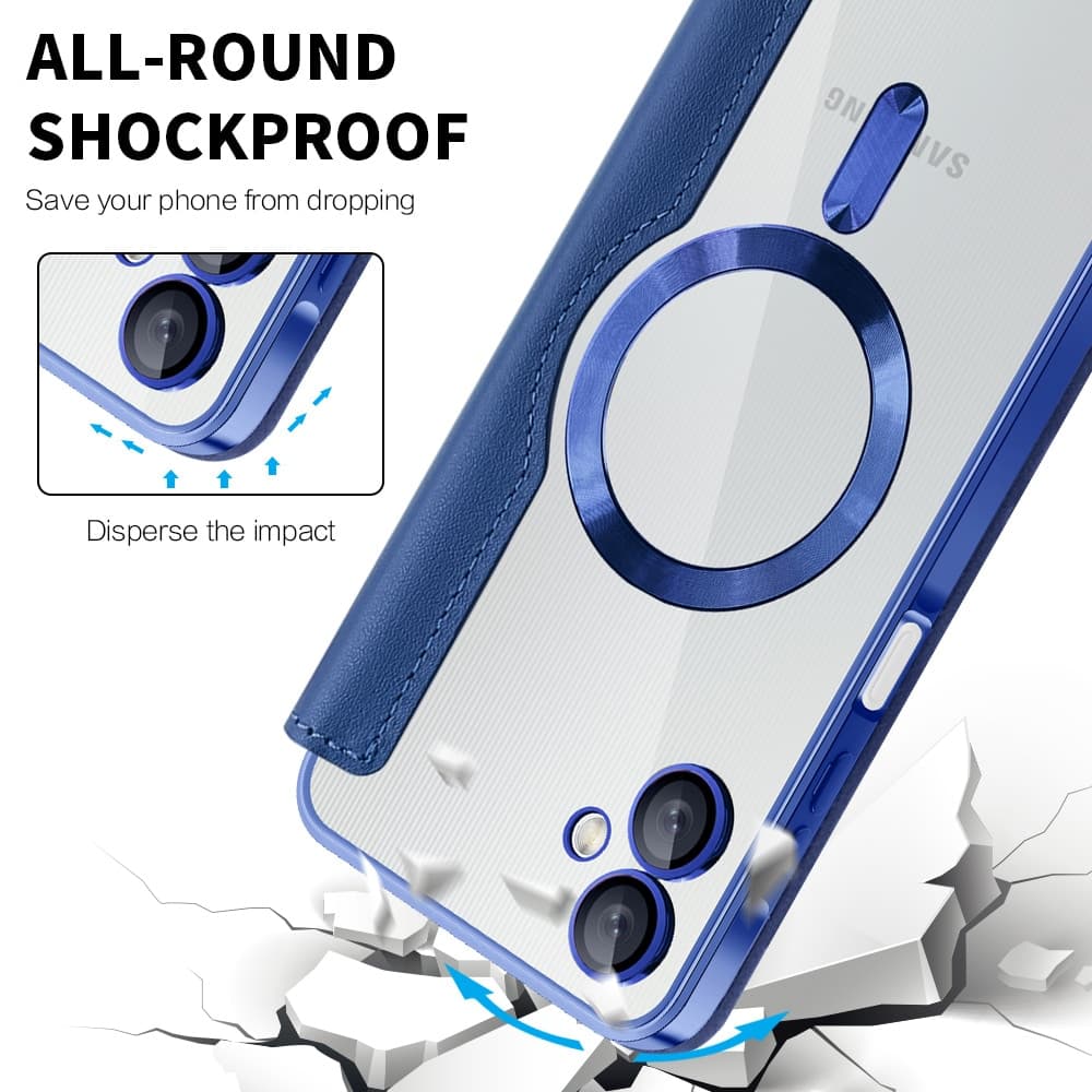 Techsuit SmartMag Book - θήκη για Samsung Galaxy A06 - Μπλε 4