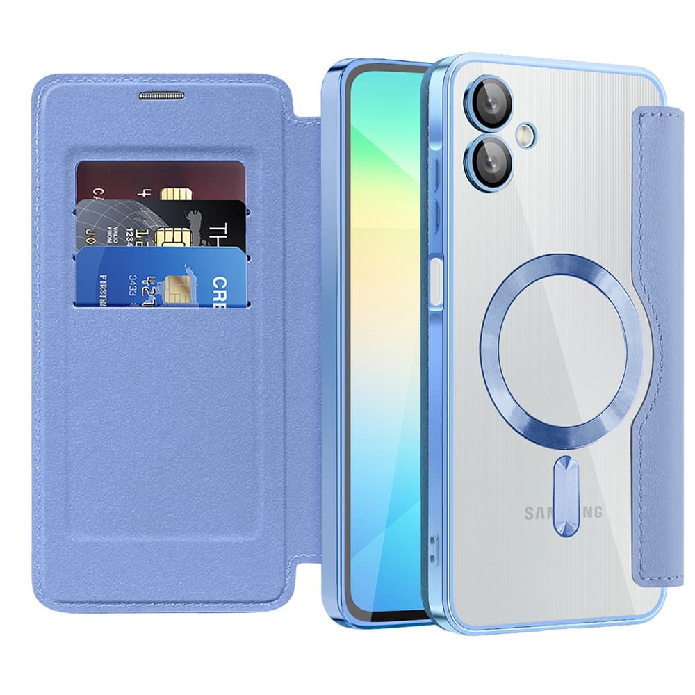 Techsuit SmartMag Book - θήκη για Samsung Galaxy A06 - Πολύχρωμο