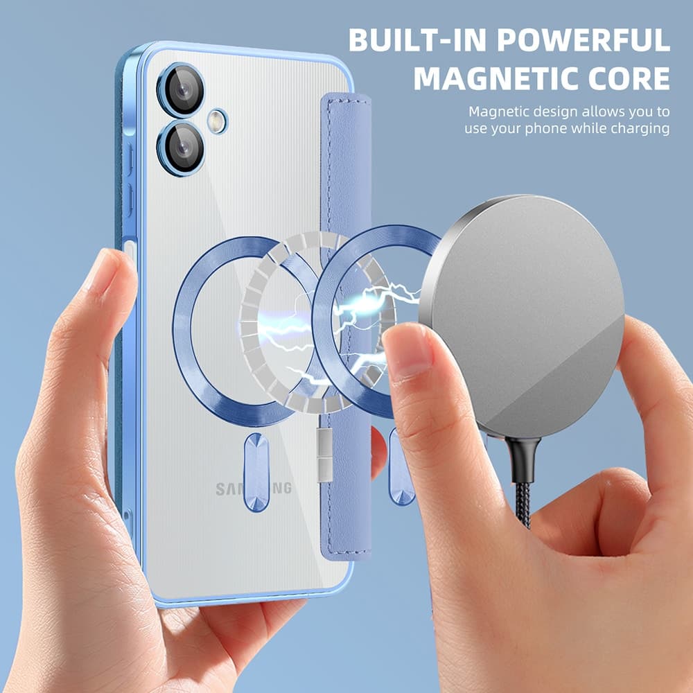 Techsuit SmartMag Book - θήκη για Samsung Galaxy A06 - Πολύχρωμο 6