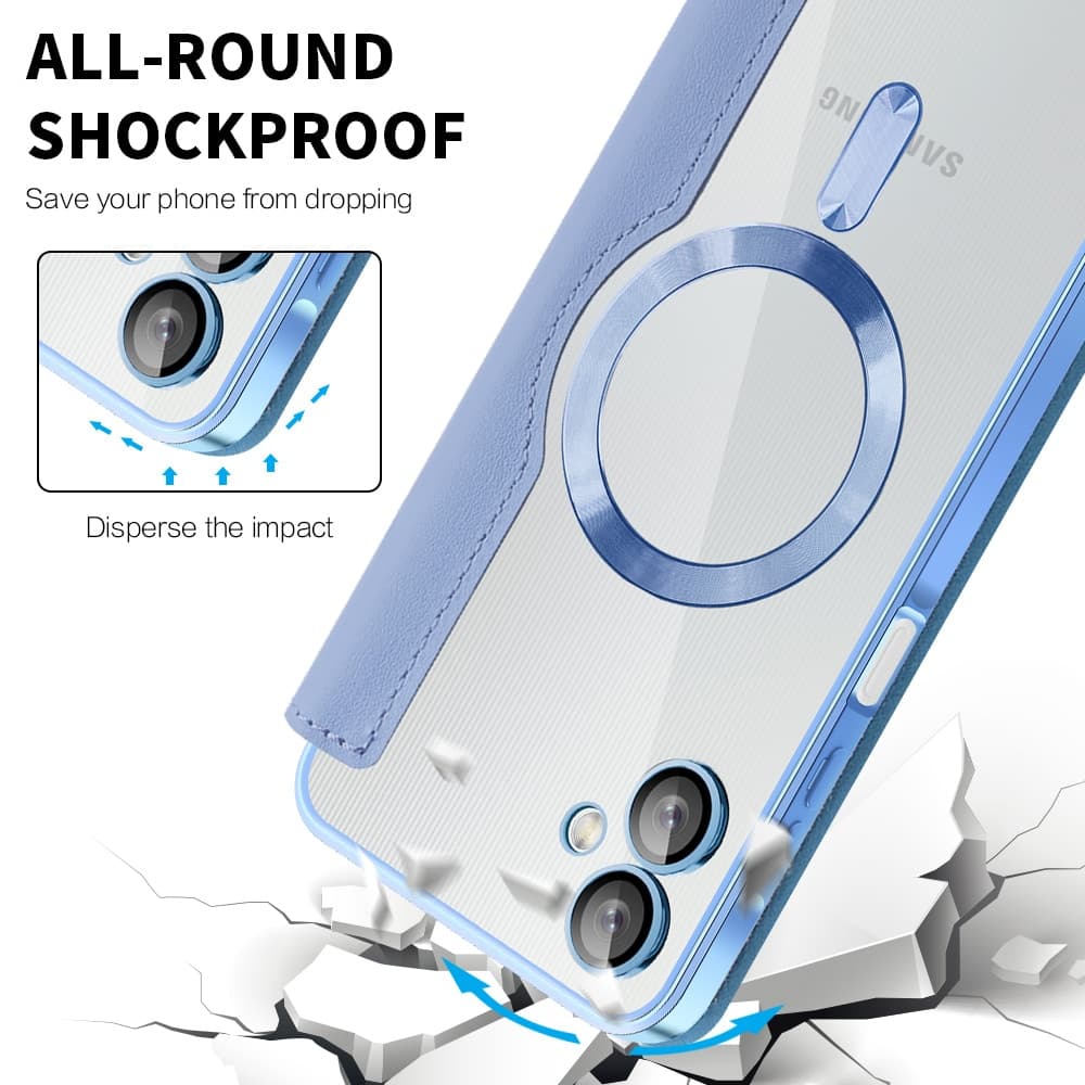 Techsuit SmartMag Book - θήκη για Samsung Galaxy A06 - Πολύχρωμο 4