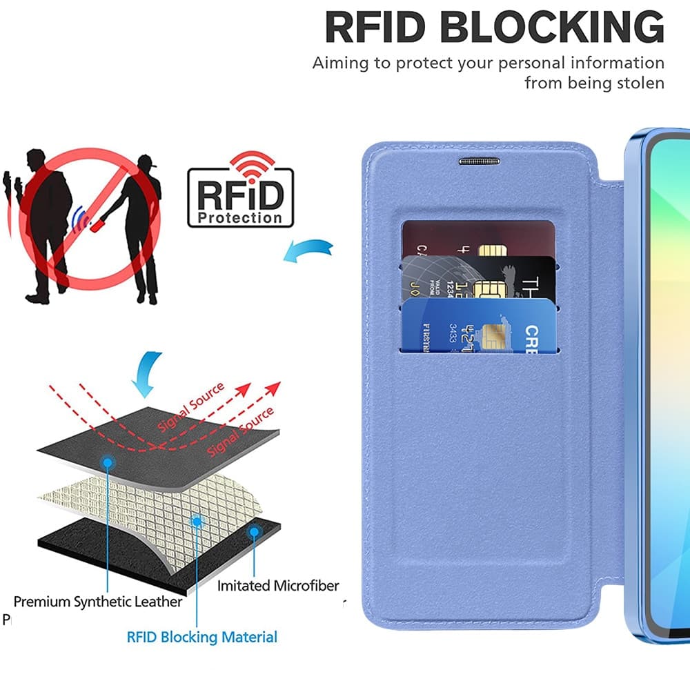 Techsuit SmartMag Book - θήκη για Samsung Galaxy A06 - Πολύχρωμο 5