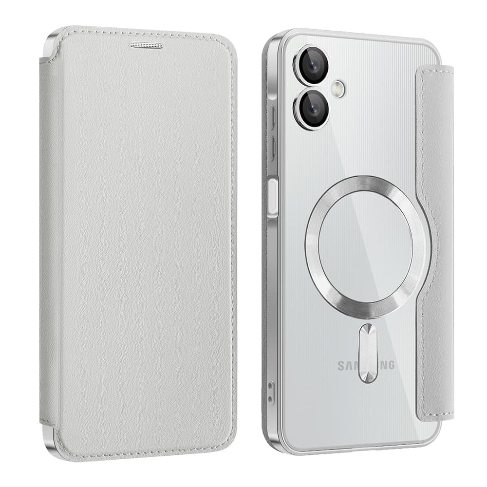 Techsuit SmartMag Book - θήκη για Samsung Galaxy A06 - Γκρι 2