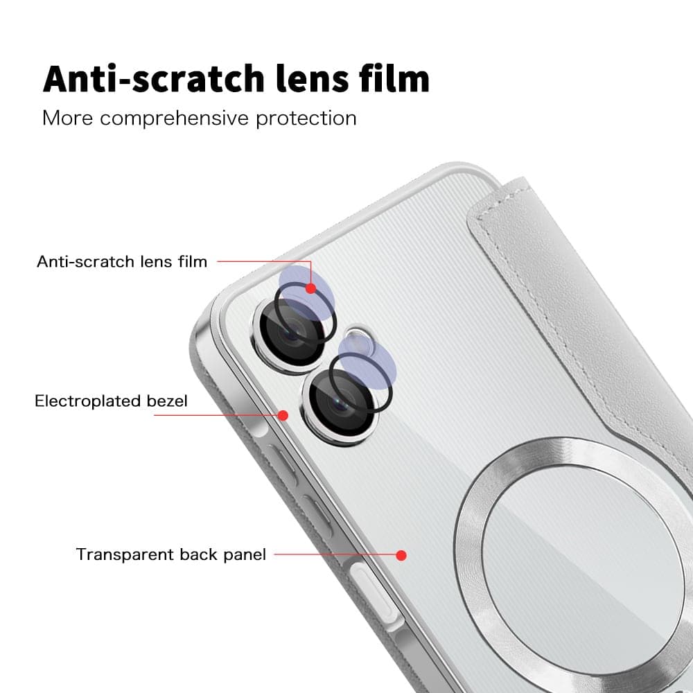 Techsuit SmartMag Book - θήκη για Samsung Galaxy A06 - Γκρι 3