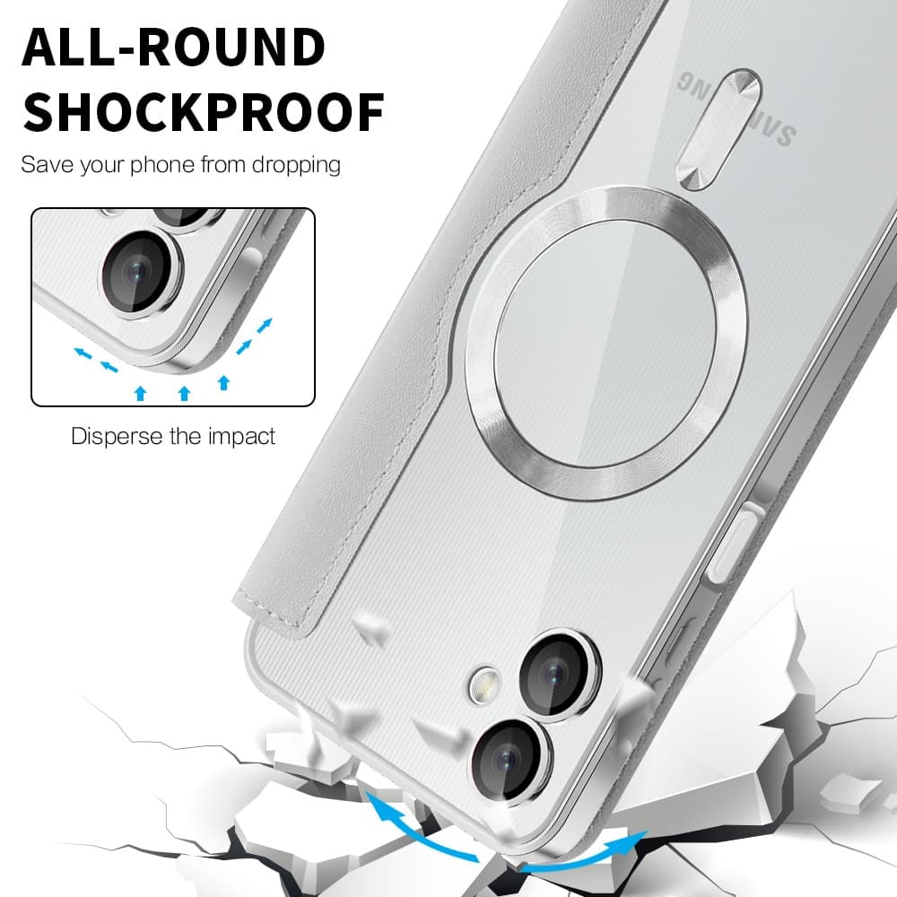 Techsuit SmartMag Book - θήκη για Samsung Galaxy A06 - Γκρι 4