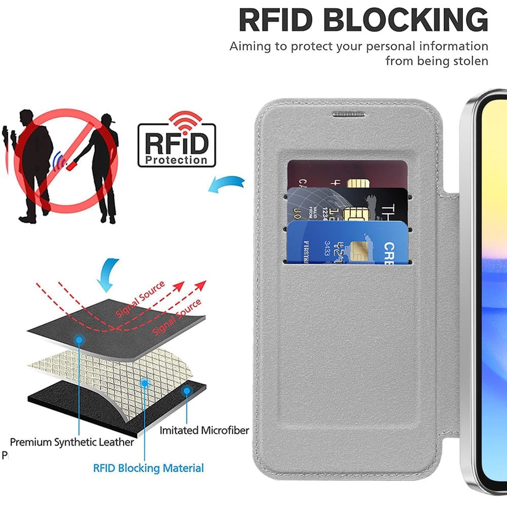 Techsuit SmartMag - θήκη για Samsung Galaxy A15 / 5G - Γκρι 5