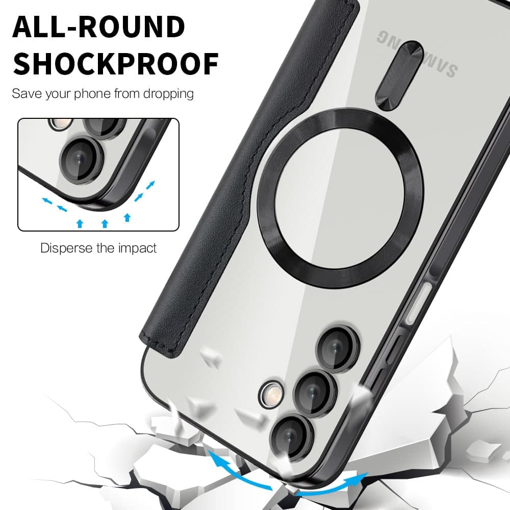 Techsuit SmartMag Book - θήκη για Samsung Galaxy A15 - Μαύρο 4
