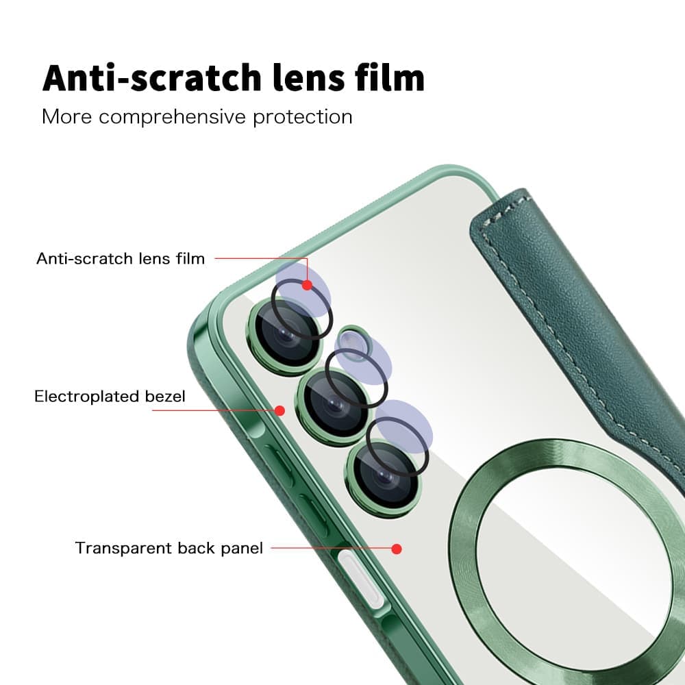 Techsuit SmartMag Book - θήκη για Samsung Galaxy A16 - Πράσινο 3