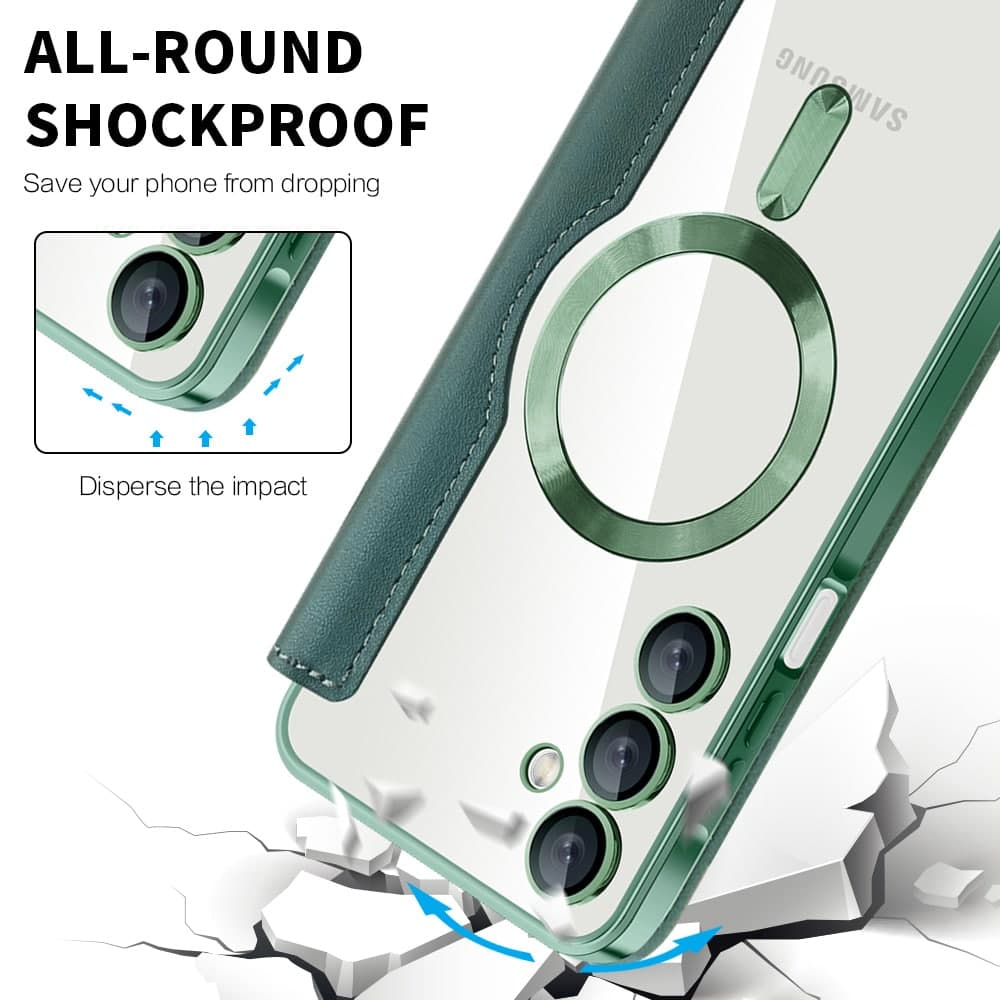 Techsuit SmartMag Book - θήκη για Samsung Galaxy A16 - Πράσινο 4