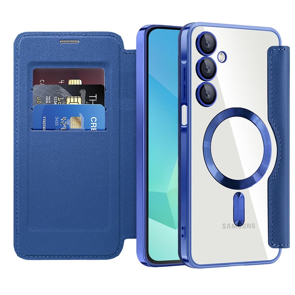 Techsuit SmartMag Book - θήκη για Samsung Galaxy A16 - Μπλε