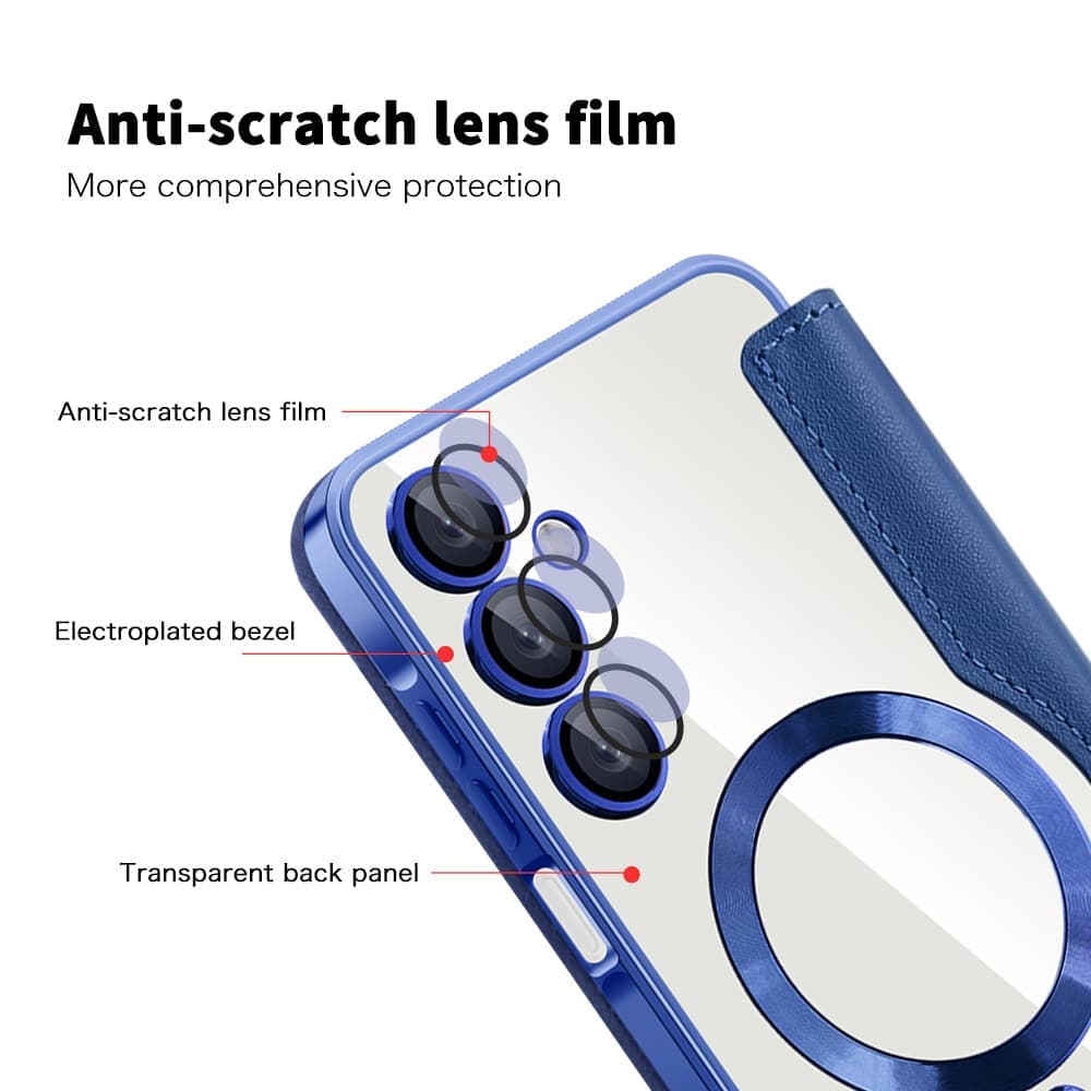 Techsuit SmartMag Book - θήκη για Samsung Galaxy A16 - Μπλε 3