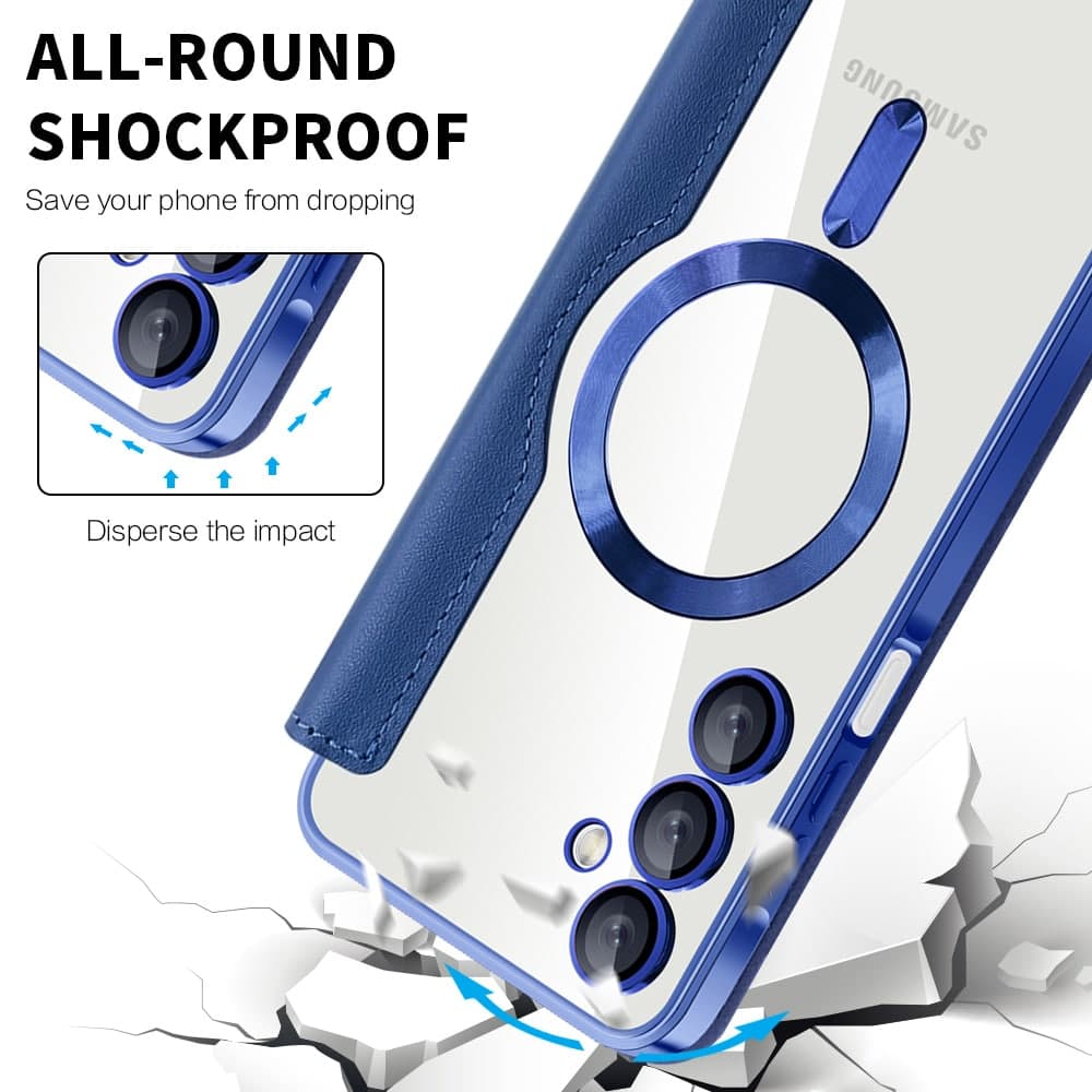 Techsuit SmartMag Book - θήκη για Samsung Galaxy A16 - Μπλε 4