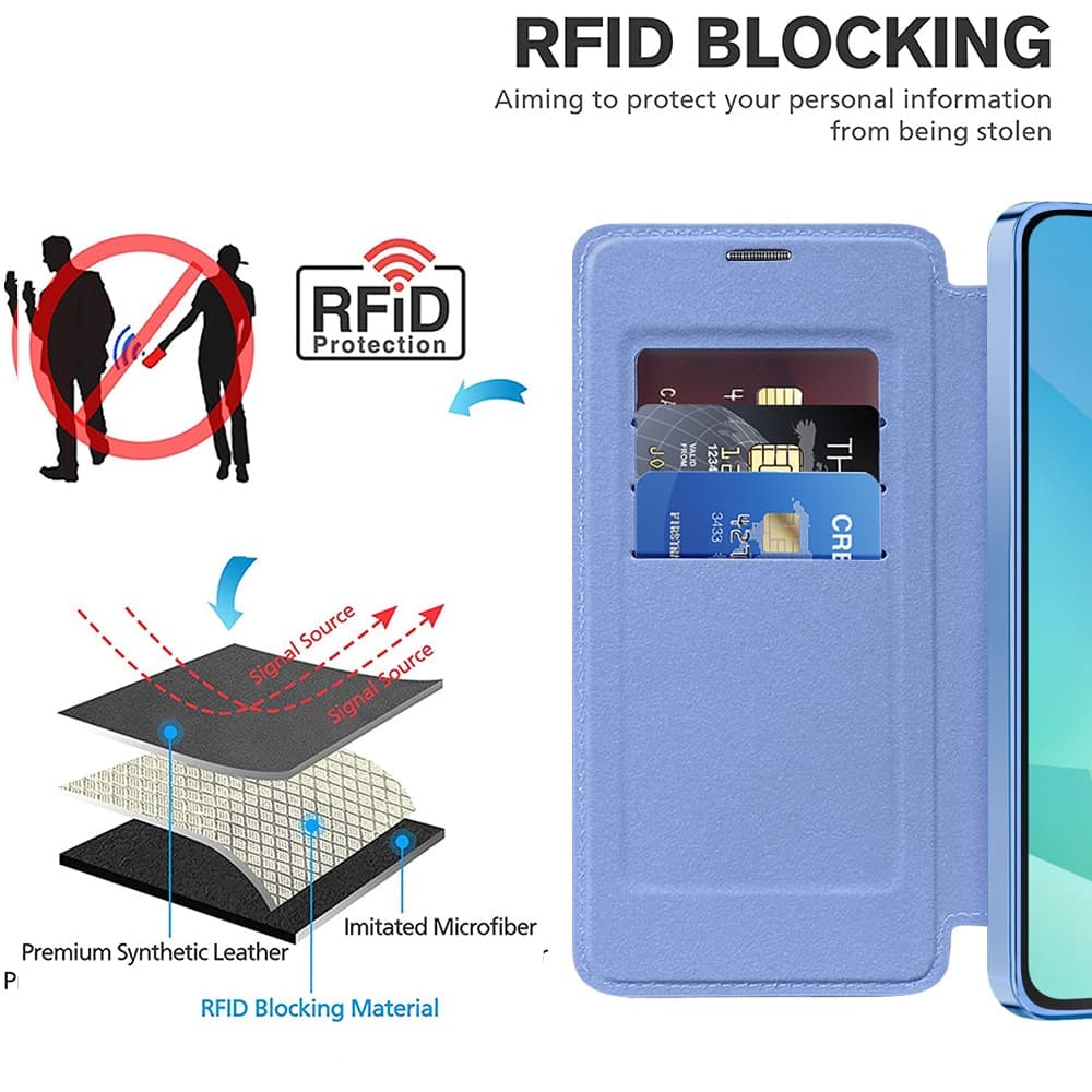 Techsuit SmartMag Book - θήκη για Samsung Galaxy A16 - Πολύχρωμο 5