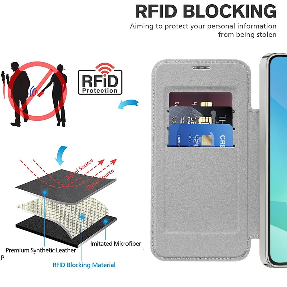 Techsuit SmartMag - θήκη για Samsung Galaxy A16 / 5G - Γκρι 5