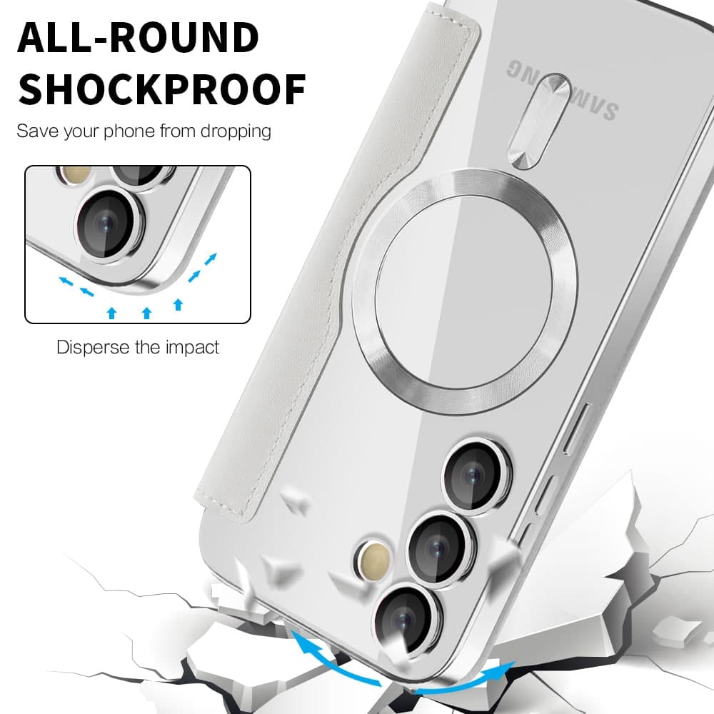 Techsuit SmartMag Book - θήκη για Samsung Galaxy S24 FE - Γκρι 4